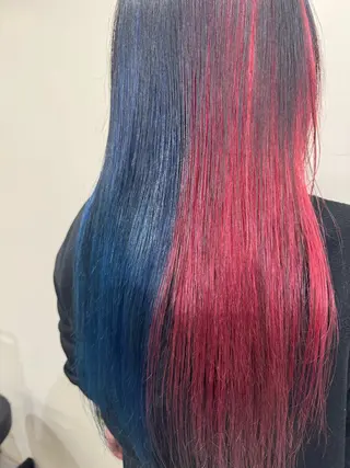 ロング カラー ゆ う あのヘアスタイル