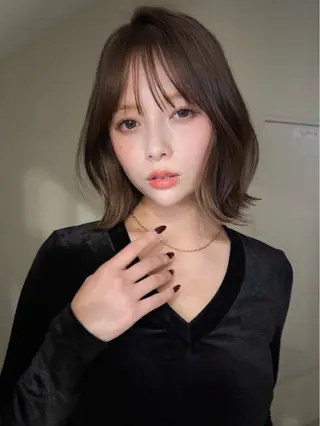 カラー 奈良 萌花のヘアスタイル