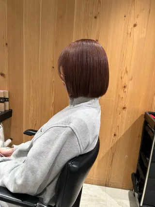 ショート カラー スキバサミを使わない カット🌼唯🌼のヘアスタイル