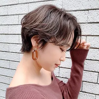 ショート 🇰🇷韓国レイヤー 錦糸町【北山謙三】のヘアスタイル