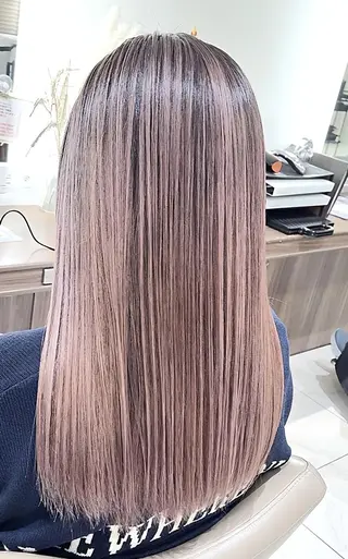 セミロング カラー 菅野翔汰/髪質改善 カラー/ブリーチのヘアスタイル