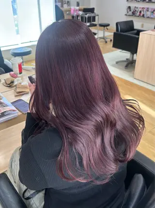 ロング 松岡 ひなののヘアスタイル