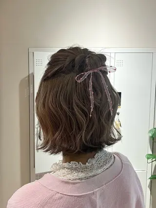 ヘアアレンジ 艶カラー/縮毛矯正/ アレンジ/akaneのヘアスタイル