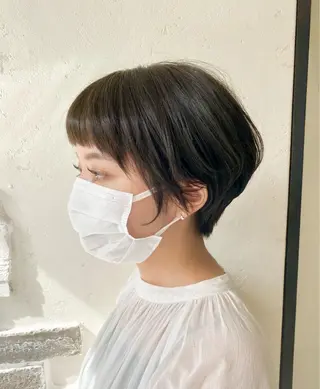 ショート カラー ショート 縮毛矯正 レイヤー🌿FUKUのヘアスタイル