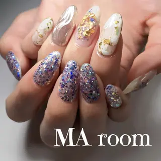 ロング ネイル &MERCI nail maoのネイルデザイン