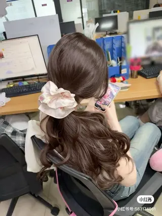 カラー 透明感うる艶カラー 🤍MANAMIのヘアスタイル