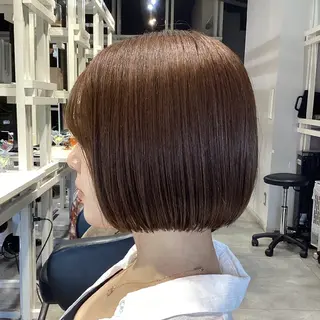 ショート カラー ヘアアレンジ/柔らか 艶カラー/AKARIのヘアスタイル