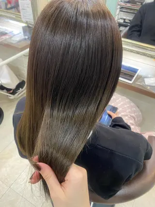 ロング カラー ヘアアレンジ kame|レイヤー / 似合わせ顔周りのヘアスタイル