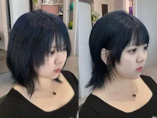 ショート 田中 鈴乃／ボブレイヤーのヘアスタイル