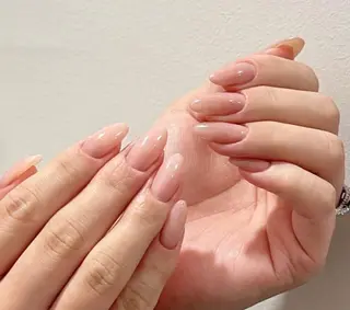 ネイル By moonネイル 🌷ワンホン/韓国風のネイルデザイン