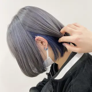 ショート カラー マンツーマン女性 美容師 奏のヘアスタイル
