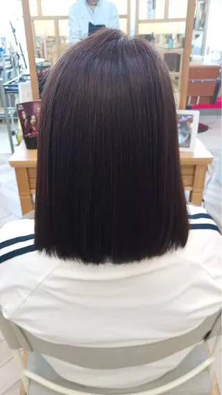 セミロング 岡 拓実のヘアスタイル