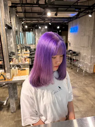 ロング カラー ハイトーン 横浜💞ミオのヘアスタイル
