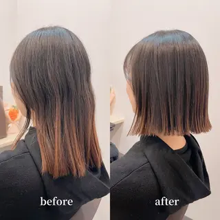 ミディアム 【モデル募集中】 髪質改善専門店リアンのヘアスタイル