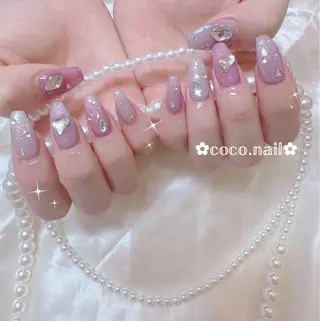 ネイル lili.nail y2k/長さ出しのネイルデザイン