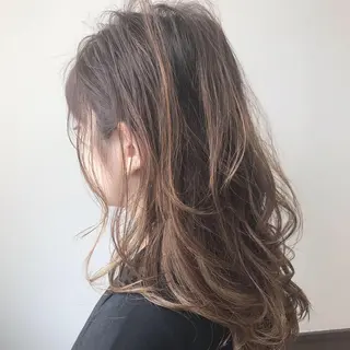 ロング カラー Lien 深井店のヘアスタイル