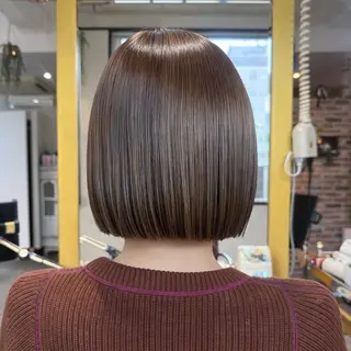 ショート カラー Saki💛心斎橋 レイヤー/艶髪のヘアスタイル