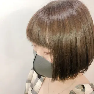 カラー ベージュカラー🤎 ayaのヘアスタイル