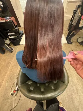 セミロング パーマ 22日空き◎艶髪 misatoのヘアスタイル