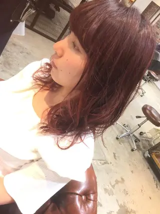 ミディアム カラー 竹嶌 健吾のヘアスタイル