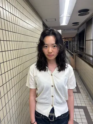 ミディアム パーマ kaito パーマ募集！🔵のヘアスタイル