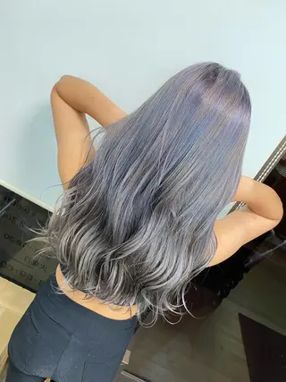 ロング カラー ブリーチカラー🫧 森　凪沙のヘアスタイル