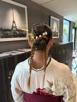 ヘアアレンジ 誰もが憧れる艶髪✨ /アレンジヘア🎀のヘアスタイル