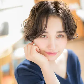 ショート カラー 髪質改善、縮毛矯正 店長浅野太郎のヘアスタイル