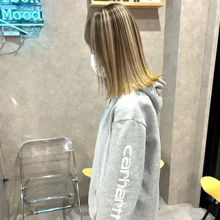 ミディアム カラー 一ノ瀬 暁のヘアスタイル