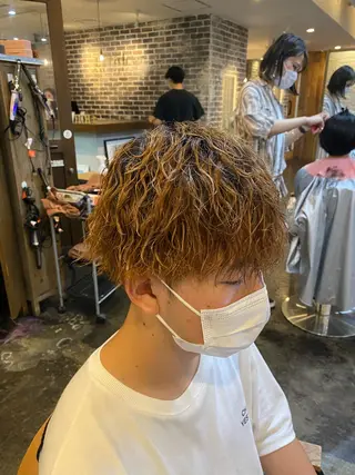 ショート パーマ 髪質改善推し 巽のヘアスタイル