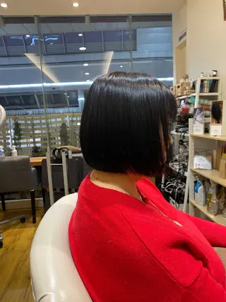 ミディアム 似合わせカット /ニュアンスパーマのヘアスタイル