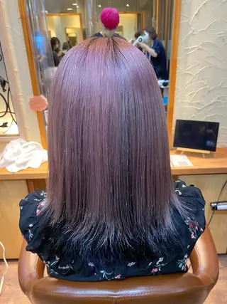 セミロング カラー パーマ ヘアアレンジ メンズ キッズ ネイル マツエク・マツパ 🌈髪質改善・美髪矯 正・平野瀬乃🌈のヘアスタイル