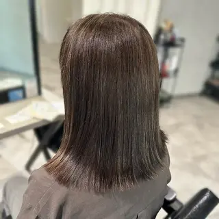 ミディアム カラー MIRUKA/ 暖色カラー/ベージュのヘアスタイル