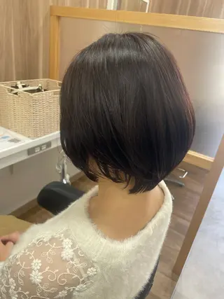 ショート カラー 葭葉 久美子のヘアスタイル