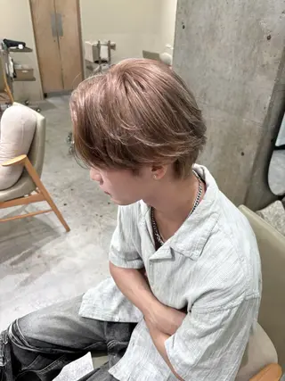 カラー メンズ 名駅/GEM lit risaのヘアスタイル