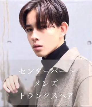 ミディアム メンズ AKI アキのヘアスタイル