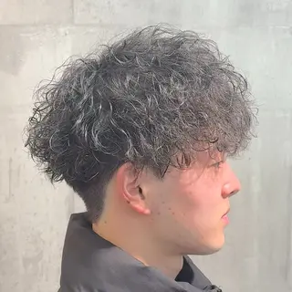 ショート パーマ ヘアアレンジ メンズ MENIN メンズ サロン　望月　涼太のヘアスタイル