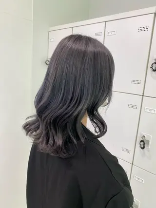 ミディアム カラー 🌼リナ🌼赤み消し オリーブ/ブラウンのヘアスタイル