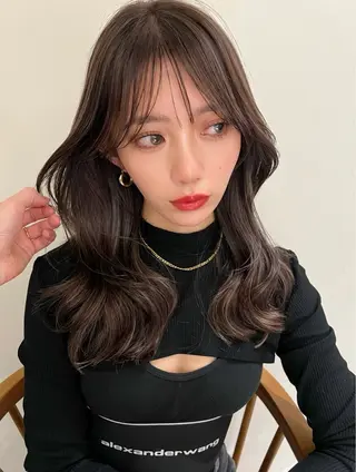 セミロング 小顔ボブ jilblanカホのヘアスタイル