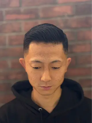 ショート ヘアアレンジ メンズ barber shopのヘアスタイル