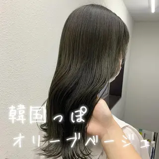 ロング NANAMI🩵 大人可愛い韓国ヘアのヘアスタイル