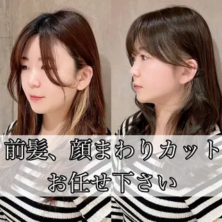 ロング 🌹ハッシュカット、 レイヤー韓国ヘア🌹のヘアスタイル