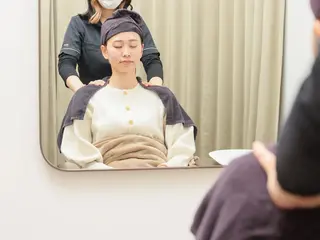 セミロング パーマ ヘッドスパニスト manaのヘアスタイル