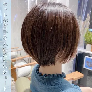ショート ✨圧倒的満足度◎ 小顔美人ショート✨佃のヘアスタイル