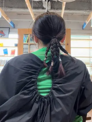 セミロング ヘアアレンジ Topstylist YUKIのヘアスタイル