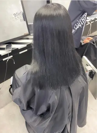 セミロング 縮毛矯正・髪質改善 特化 出納 直起のヘアスタイル