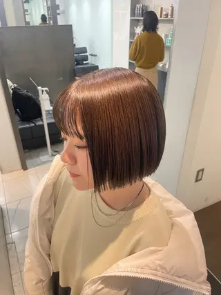 カラー 🎨透明感カラー/ ハイライト/近藤怜那のヘアスタイル