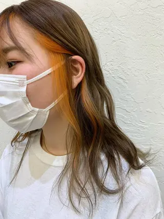 ロング カラー 髪質改善/縮毛矯正 鈴木裕介のヘアスタイル