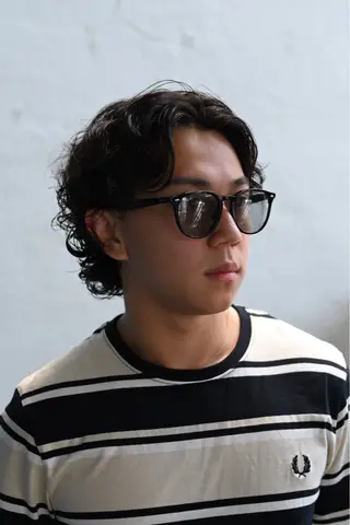 ミディアム 増田 司のヘアスタイル