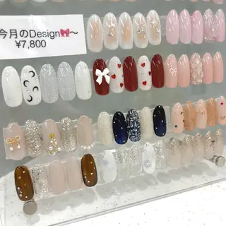 ネイル eight横浜☁️ くまべのネイルデザイン